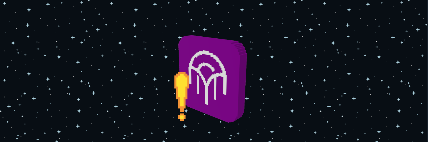 Kibisis quest 3D pixel icon in space